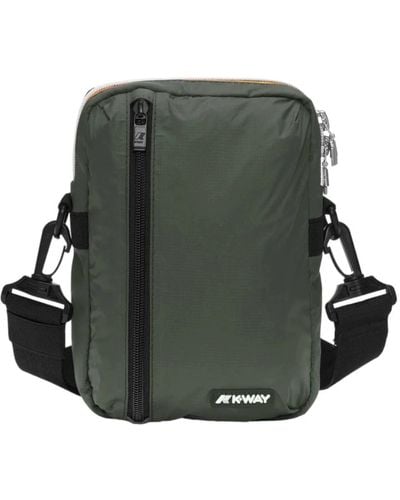 K-Way Messenger Bags - Green