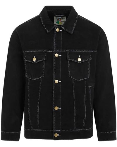 Kidsuper Jackets > denim jackets - Noir