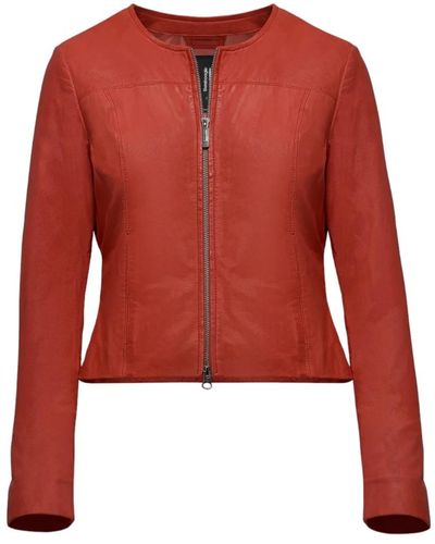 Bomboogie Jackets > leather jackets - Rouge