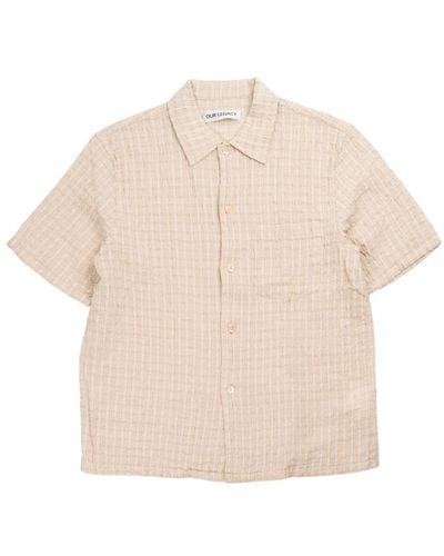 Our Legacy Short Sleeve Shirts - Natural