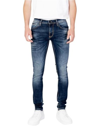 Antony Morato Blaue reißverschluss jeans frühling/sommer