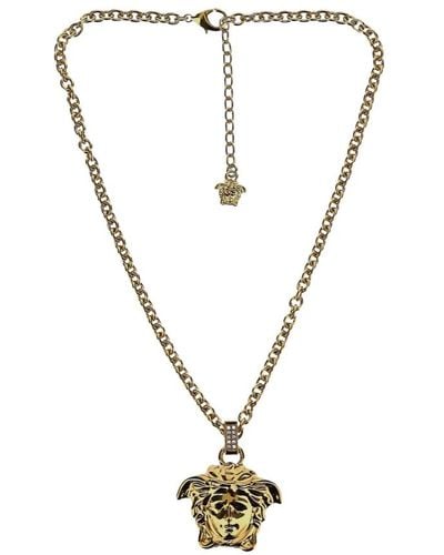 Versace Goldener medusa-charm halskette - Mettallic