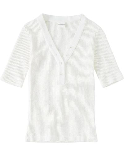 Closed V-neck knitwear - Bianco