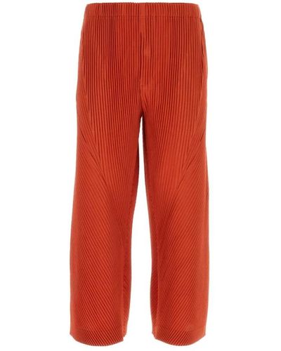 Issey Miyake Trousers > wide trousers - Rouge