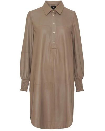 Btfcph Shirt Dresses - Brown