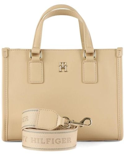 Tommy Hilfiger Tote Bags - Natural
