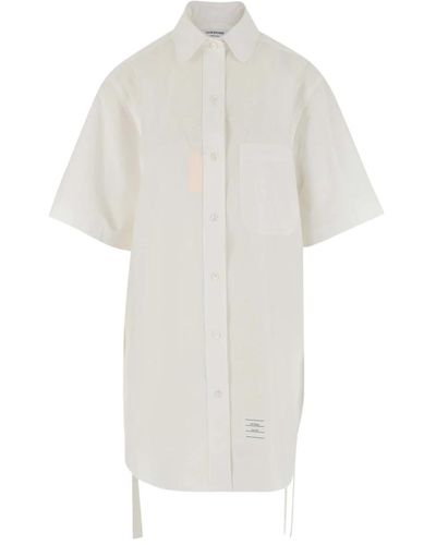 Thom Browne Shirt dresses - Blanco