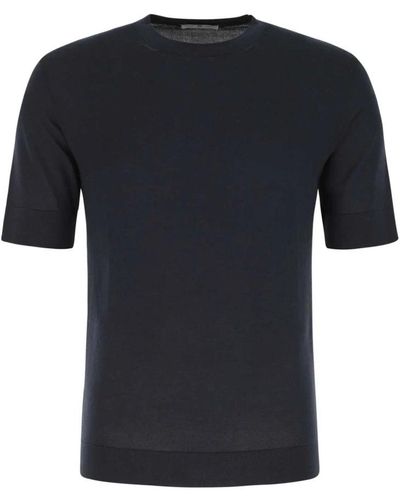 PT Torino T-shirt in misto cotone blu notte - Nero
