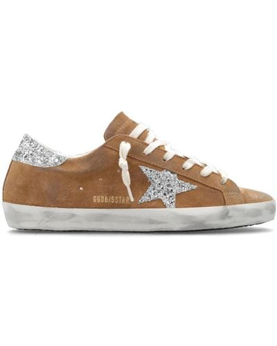 Golden Goose Super star classic mit list-sneakers - Braun