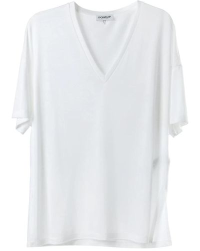 Dondup | oversize modal-silk shirt - Weiß