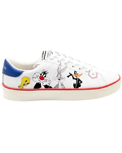 MOA Sneakers looney tunes bianche - Blu