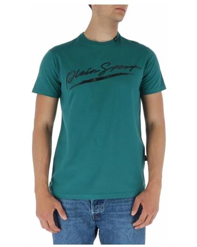 Philipp Plein Es Print T-Shirt für Männer - Grün