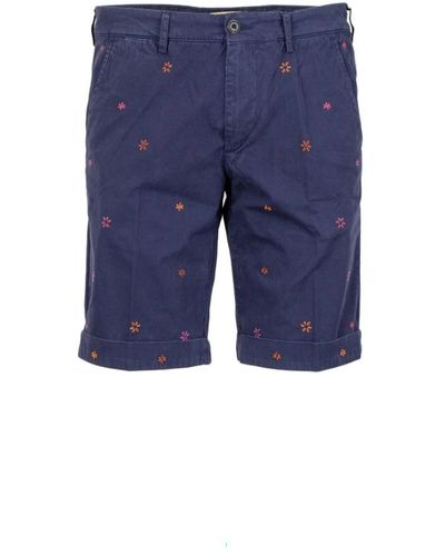 40weft Stylische bermuda shorts - Blau