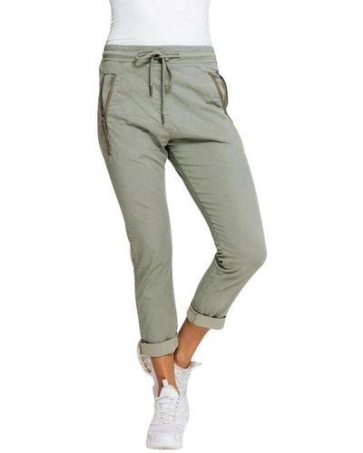 Zhrill Trousers > cropped trousers - Vert