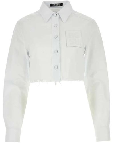 Raf Simons Camisa elegante para hombre - Blanco
