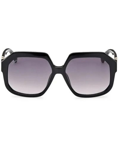 Max Mara Square Frame Sunglasses - Black