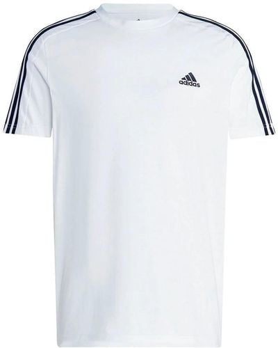 adidas M 3s Sj T T-Shirt - Blanc