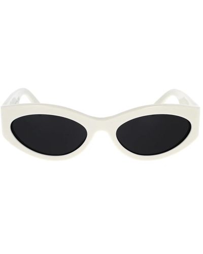 Celine Ovale sonnenbrille graue organische gläser - Schwarz