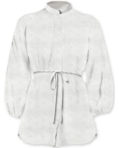 Mc2 Saint Barth Short Dresses - White