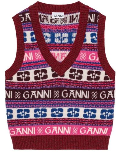 Ganni Knitwear - Rosso