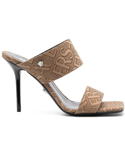 Versace High heel sandalen - Braun