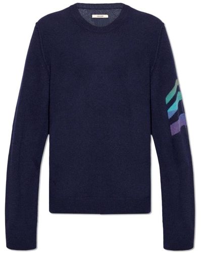 Zadig & Voltaire Knitwear > round-neck knitwear - Bleu