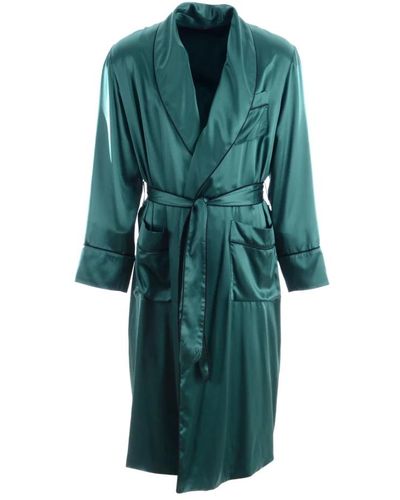 Dolce & Gabbana Lussuosa vestaglia in seta per uomo - Verde