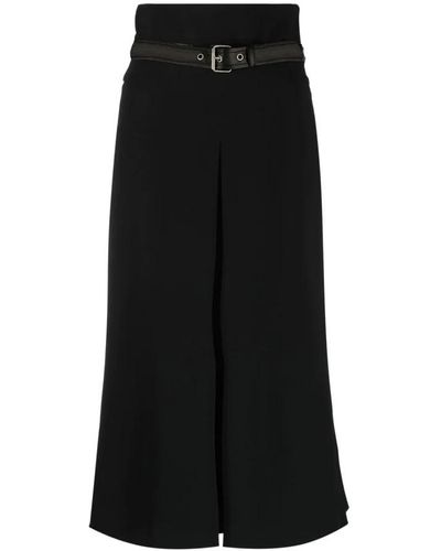 Moschino Cropped Trousers - Black