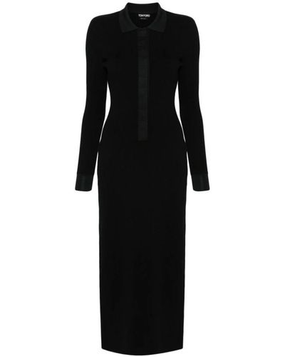 Tom Ford Vestido negro moda mujer ss 24