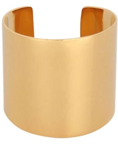 Balmain Tubular brass ring - Giallo