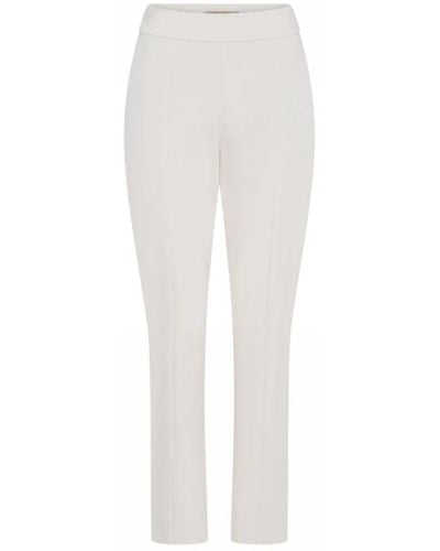 GUSTAV Slim-Fit Trousers - White