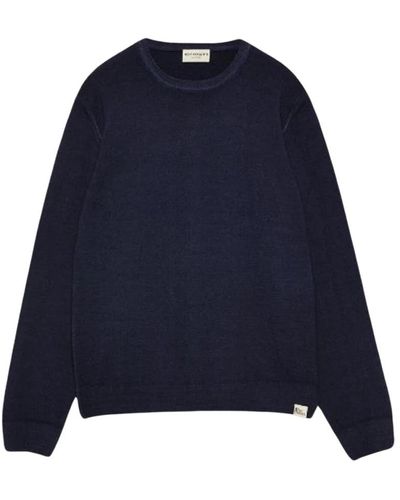 Roy Rogers Round-Neck Knitwear - Blue