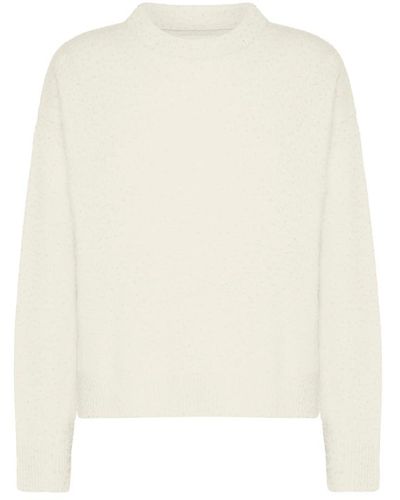Philippe Model Jersey de lana crema con detalles hechos a mano - Blanco