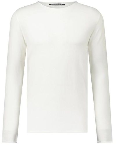 Hannes Roether Knitwear > round-neck knitwear - Blanc