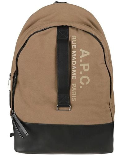 A.P.C. Backpacks - Natural