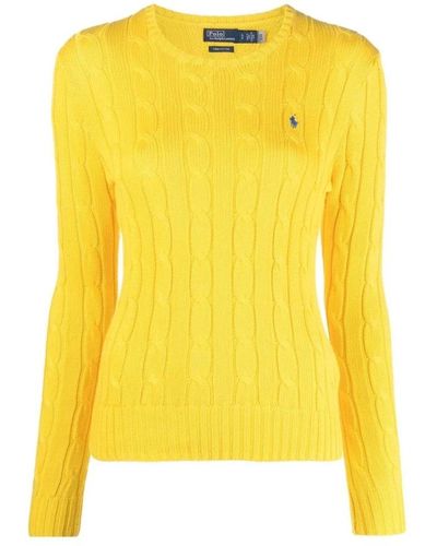 Polo Ralph Lauren Round-Neck Knitwear - Yellow