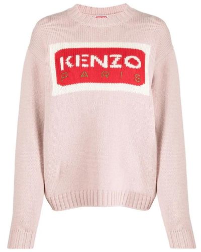 KENZO Round-neck knitwear - Rosa