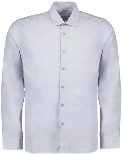 Orlebar Brown Camicia classica a maniche lunghe - Blu