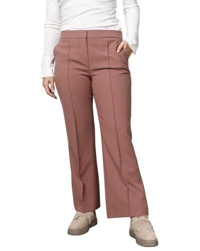 someday. Wide Trousers - Brown