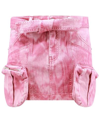 Blumarine Denim Skirts - Pink