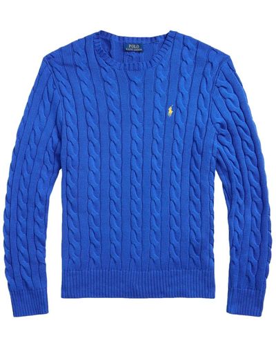 Ralph Lauren Knitwear > round-neck knitwear - Bleu