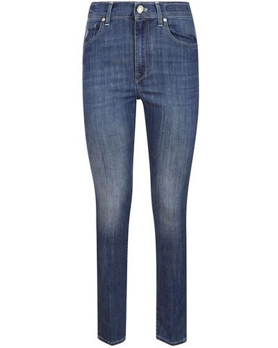 Hand Picked Jeans slim fit cintura alta - Azul