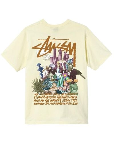 Stussy Psychedelic TEE - Gelb