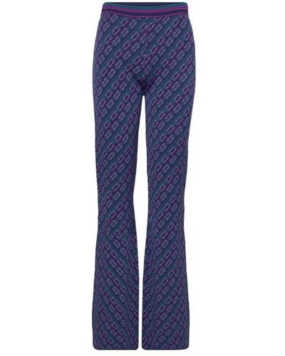 Diane von Furstenberg Trousers > wide trousers - Bleu