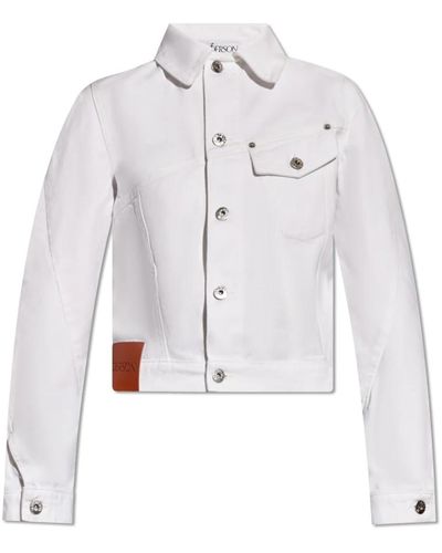 JW Anderson Jackets > denim jackets - Blanc