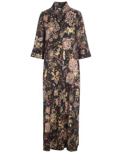 Dea Kudibal Vestido kimono botánico rooibos - Multicolor