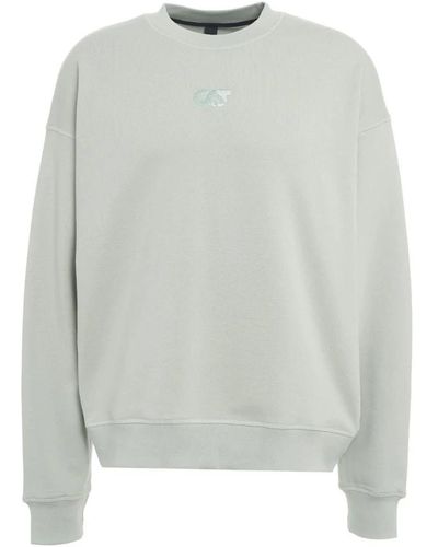 ALPHATAURI Pullover mit druck und logo-stickerei - Grau