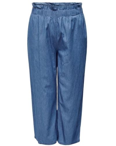 Only Carmakoma Jeans > wide jeans - Bleu