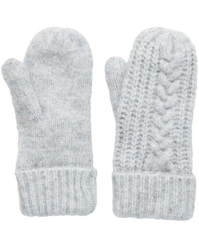 Pieces Graue handschuhe für herbst/winter