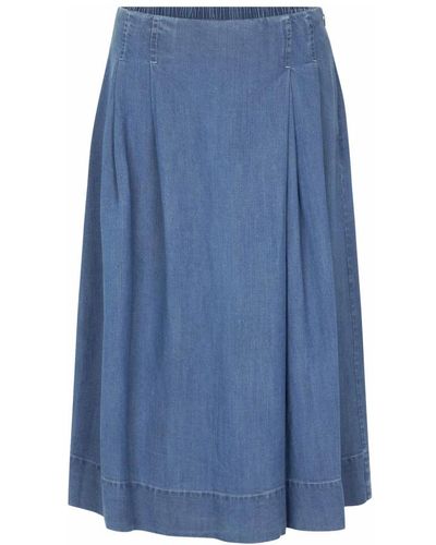 Masai Skirts > midi skirts - Bleu